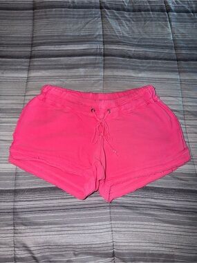 Women’s Pink Drawstring Lounge Shorts